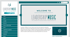 Desktop Screenshot of leadershipmusic.org